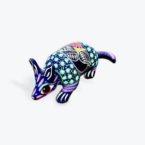 Clay Guerrero Mate Armadillo L 8" W 3"