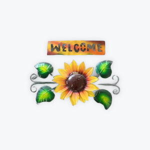 Wall Hanging Welcome Sunflower 20in x 25in