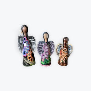 Clay Decorated Angels