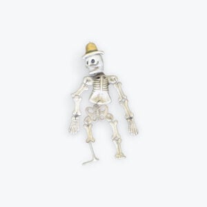 Clay Mobile Skeleton L 6in H 21in