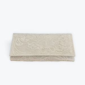 Hand Tooled Leather Womens Wallet