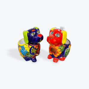 Talavera Big Ear Dog Planter Assorted L 10" H 11"