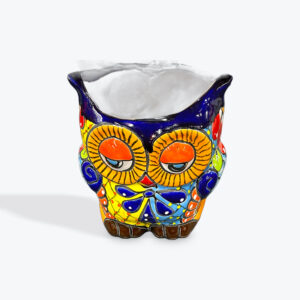 Wide Eye Owl Talavera Planter Assorted L 8" H 7.5"