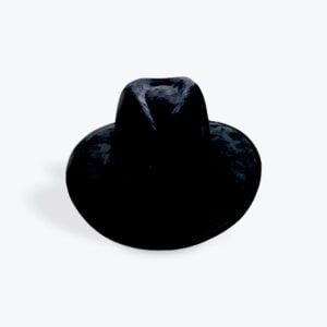 Black Suede Hat