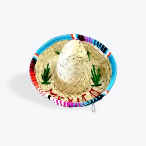 Mini Palm Hat Sarape Mexico Hat