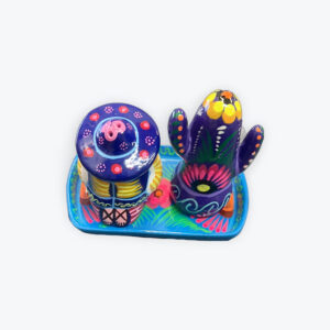 Ceramic Salt and Pepper Pancho figure