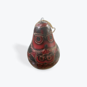 Gourd Owl Ornament 3.5"