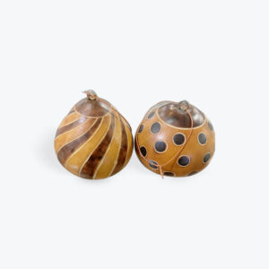 Gourd Abstract Natural Ornament 3"