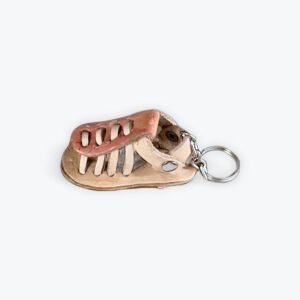 Leather Sandal keychain 1in x 3in
