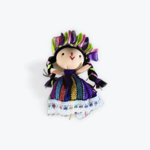 Rag LeLe doll keychain 3in x 2.5in