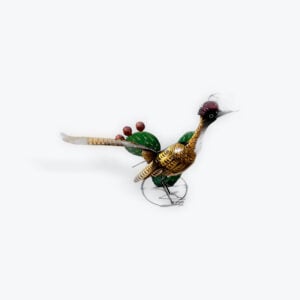 Table Top Metal prickly pear roadrunner #2 18in x 17in