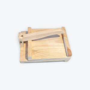 Wooden tortilla press