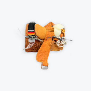 Mini Leather Saddle 4in x 5in