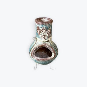 Small chimenea with attached stand 26in x 14in