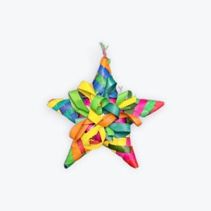 Assorted Palm Star ornament 6in x 6in