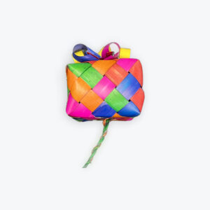 Assorted Palm gift box ornament 2.5in x 2.5in