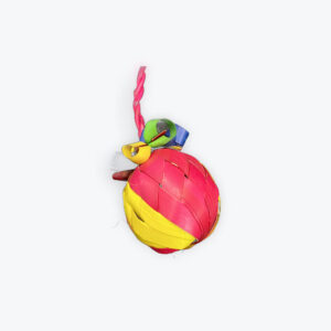 Assorted sphere palm ornament 2.5in x 2.5