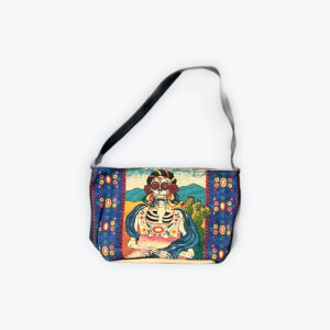 Cotton bag with cotton strap 17in x 11in