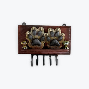 Dog paw key holder 8in x 4.5in