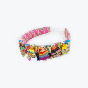 Worry doll Headband from Peru 6in x 4.5in