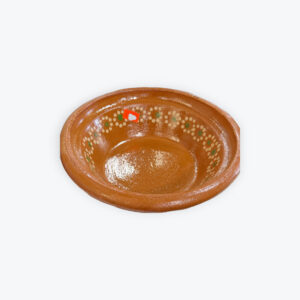 Clay bowl plato pozolero 3in x 7.5in