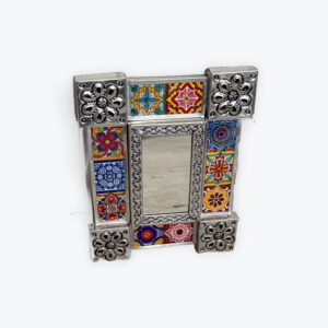 Talavera tin mirror 2 tile x 3tile , 11in x 9in