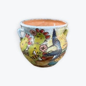Mini isabel cruz Michoacan style pot 9.5in x 10in