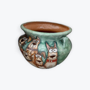 Large talavera michoacana isabel cruz 14in x 16in