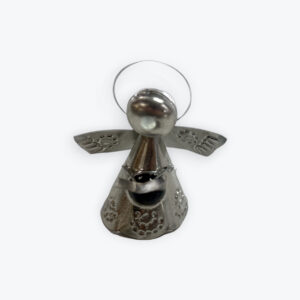 mini Tin angel ornament 3in x 2in