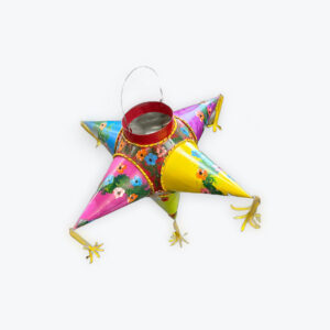Tin decorated pinata