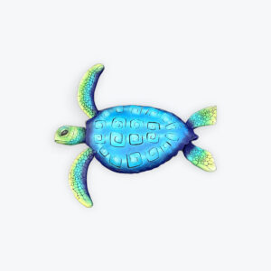 Metal Resin Sea Turtle