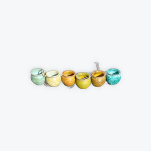 Assorted colored Clay Pot Ristra