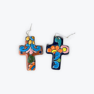 Small Talavera Cross 5x3 in