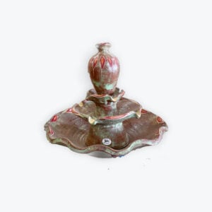 Clay table fountain