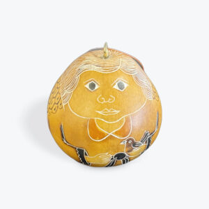 Gourd Angel Ornament 3"