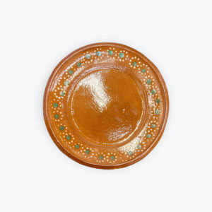 clay plate 10.5in x 10.5in