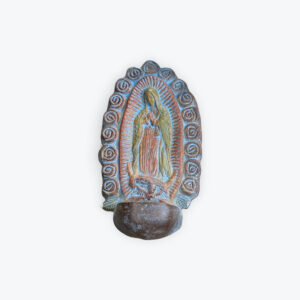 Clay Guadalupe medallion 19in x 10in