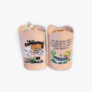 Leather Beer Holder 4.5in x 3in